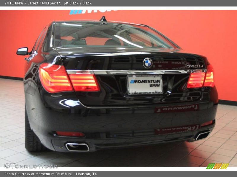 Jet Black / Black 2011 BMW 7 Series 740Li Sedan