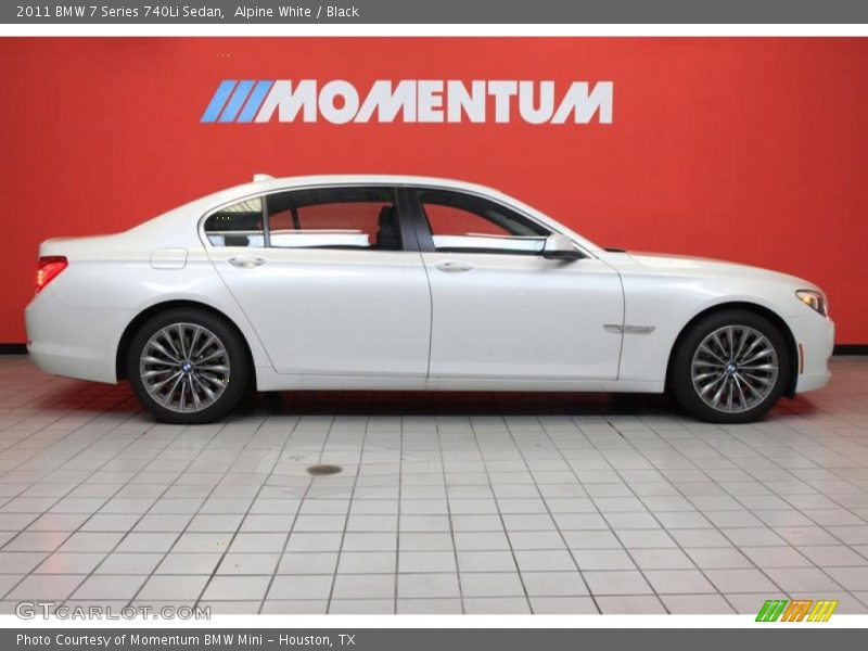 Alpine White / Black 2011 BMW 7 Series 740Li Sedan