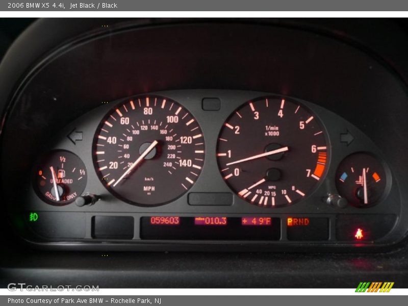 Jet Black / Black 2006 BMW X5 4.4i