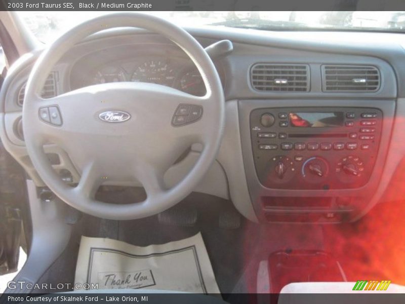 Black / Medium Graphite 2003 Ford Taurus SES