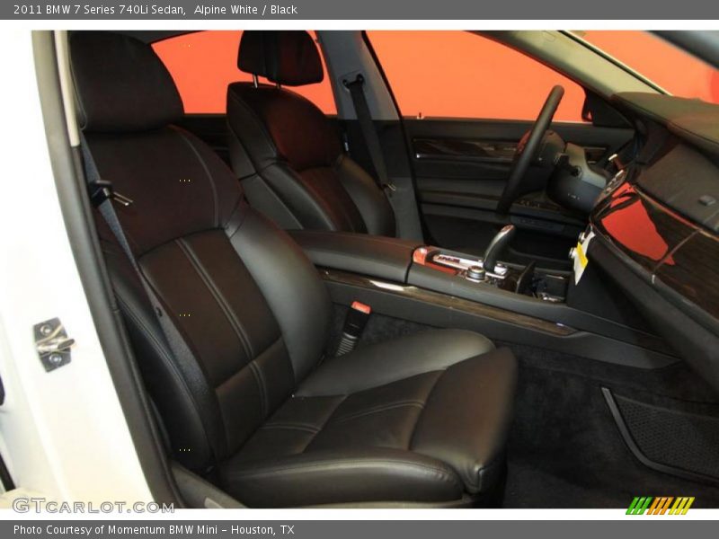 Alpine White / Black 2011 BMW 7 Series 740Li Sedan