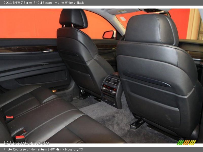 Alpine White / Black 2011 BMW 7 Series 740Li Sedan