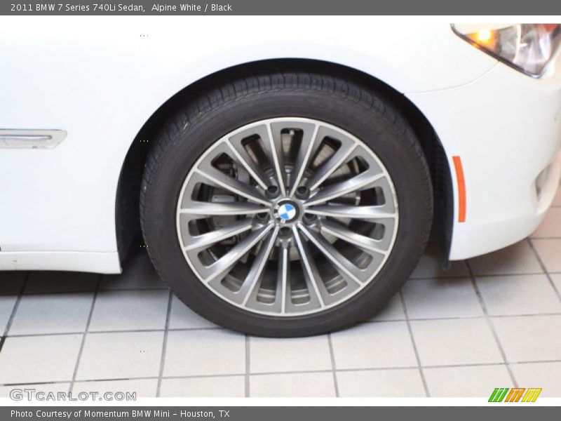 Alpine White / Black 2011 BMW 7 Series 740Li Sedan