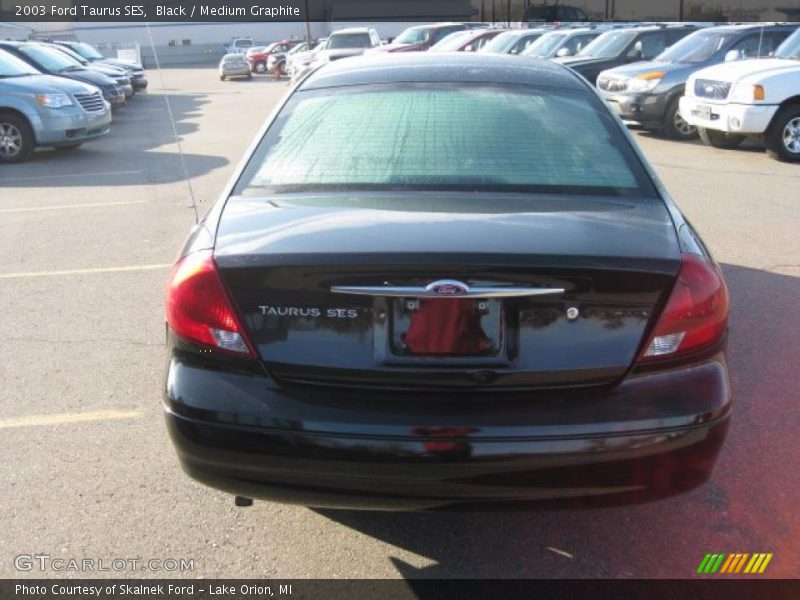Black / Medium Graphite 2003 Ford Taurus SES