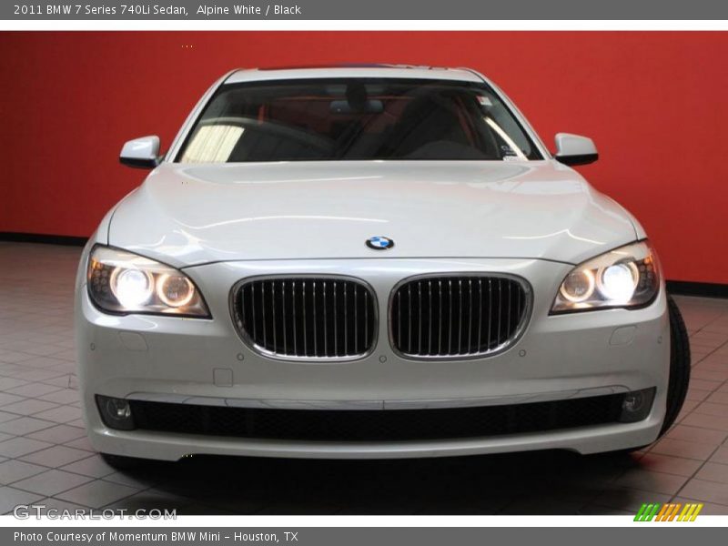 Alpine White / Black 2011 BMW 7 Series 740Li Sedan
