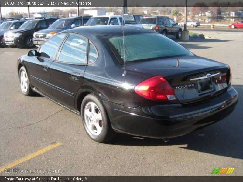 Black / Medium Graphite 2003 Ford Taurus SES