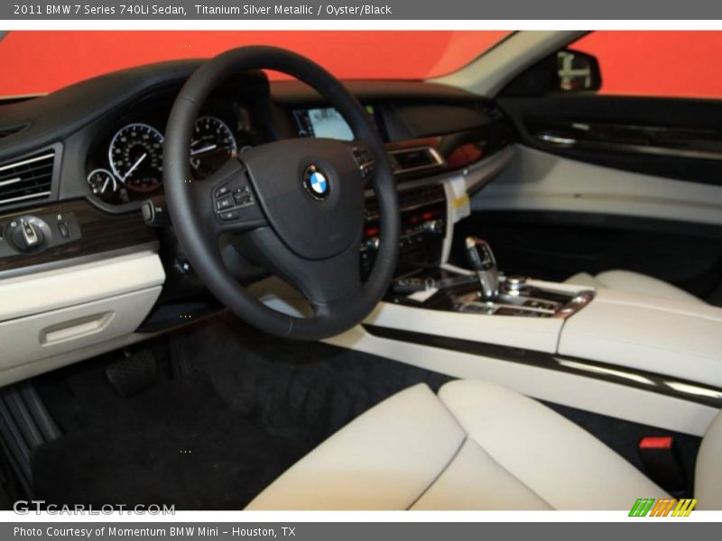 Titanium Silver Metallic / Oyster/Black 2011 BMW 7 Series 740Li Sedan