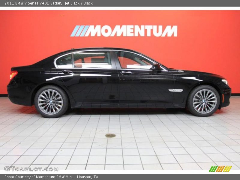 Jet Black / Black 2011 BMW 7 Series 740Li Sedan