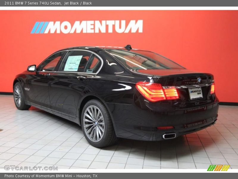 Jet Black / Black 2011 BMW 7 Series 740Li Sedan