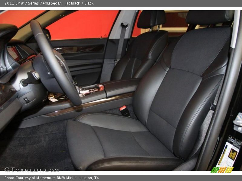  2011 7 Series 740Li Sedan Black Interior