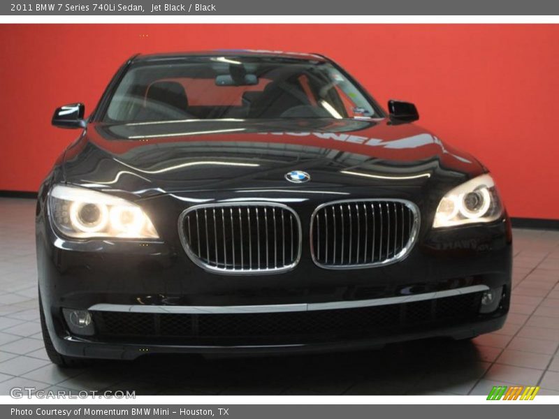 Jet Black / Black 2011 BMW 7 Series 740Li Sedan