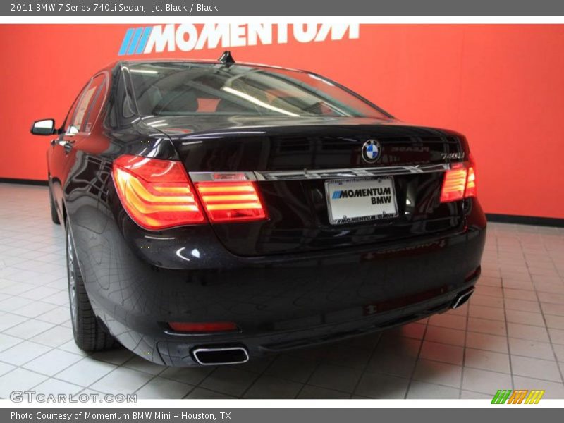 Jet Black / Black 2011 BMW 7 Series 740Li Sedan