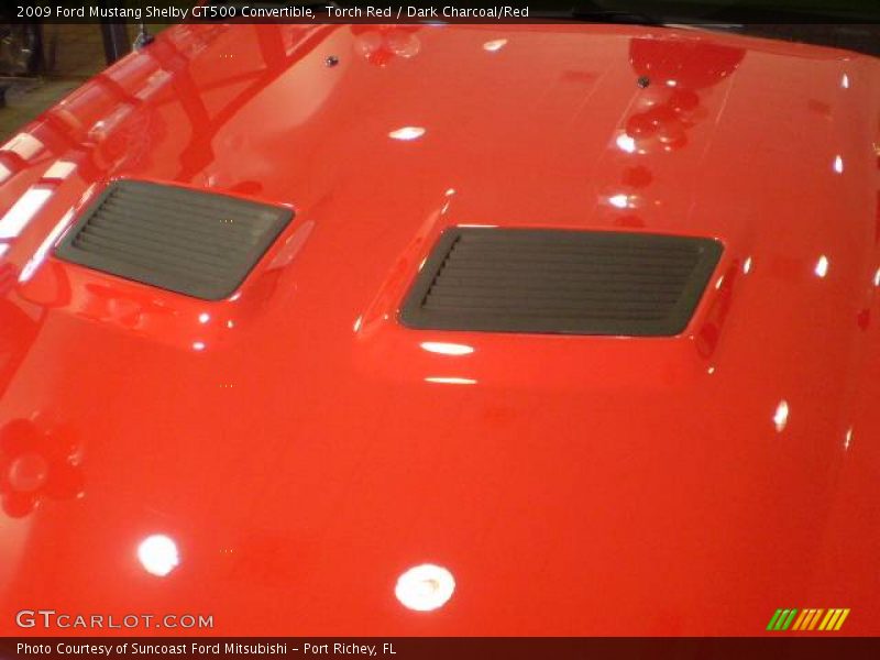 Torch Red / Dark Charcoal/Red 2009 Ford Mustang Shelby GT500 Convertible