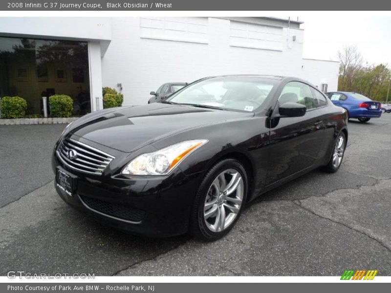 Black Obsidian / Wheat 2008 Infiniti G 37 Journey Coupe