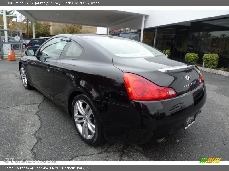 Black Obsidian / Wheat 2008 Infiniti G 37 Journey Coupe