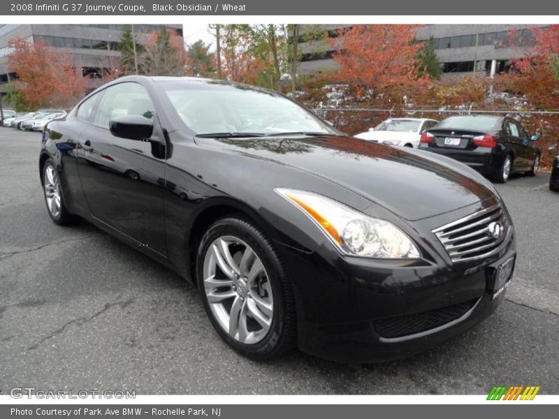 Black Obsidian / Wheat 2008 Infiniti G 37 Journey Coupe