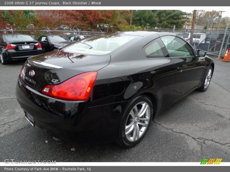 Black Obsidian / Wheat 2008 Infiniti G 37 Journey Coupe