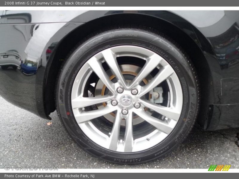 Black Obsidian / Wheat 2008 Infiniti G 37 Journey Coupe