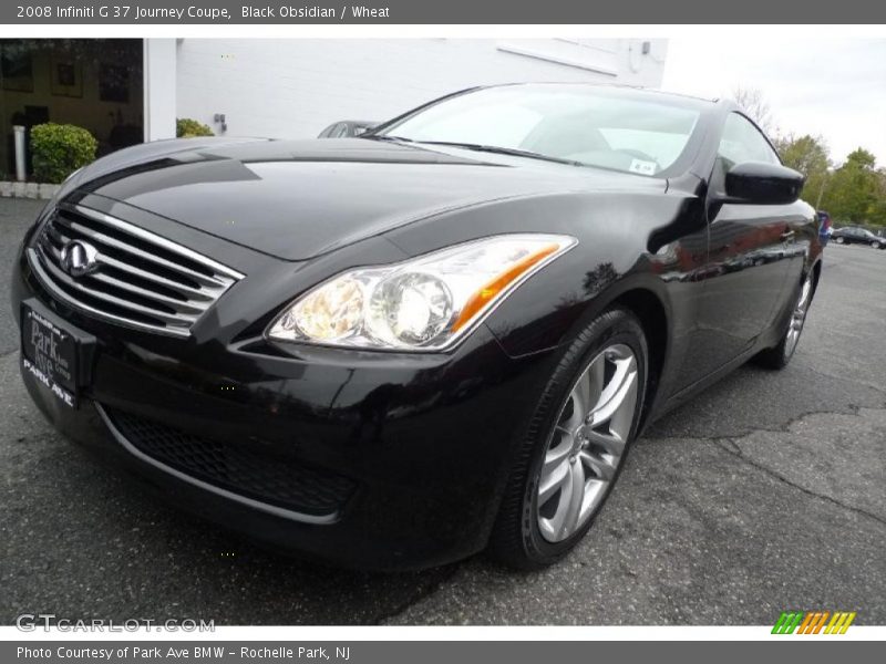 Black Obsidian / Wheat 2008 Infiniti G 37 Journey Coupe