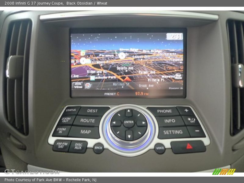 Black Obsidian / Wheat 2008 Infiniti G 37 Journey Coupe