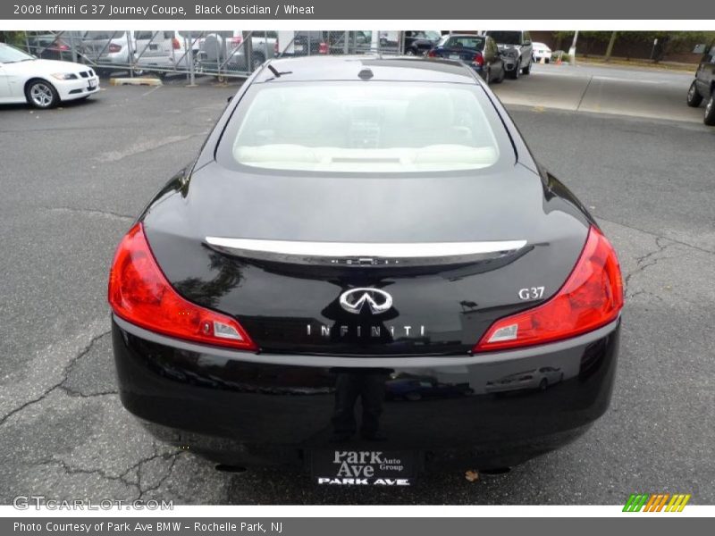 Black Obsidian / Wheat 2008 Infiniti G 37 Journey Coupe