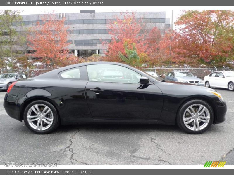 Black Obsidian / Wheat 2008 Infiniti G 37 Journey Coupe