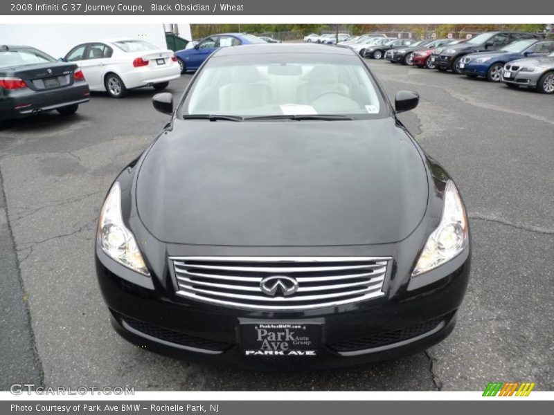 Black Obsidian / Wheat 2008 Infiniti G 37 Journey Coupe