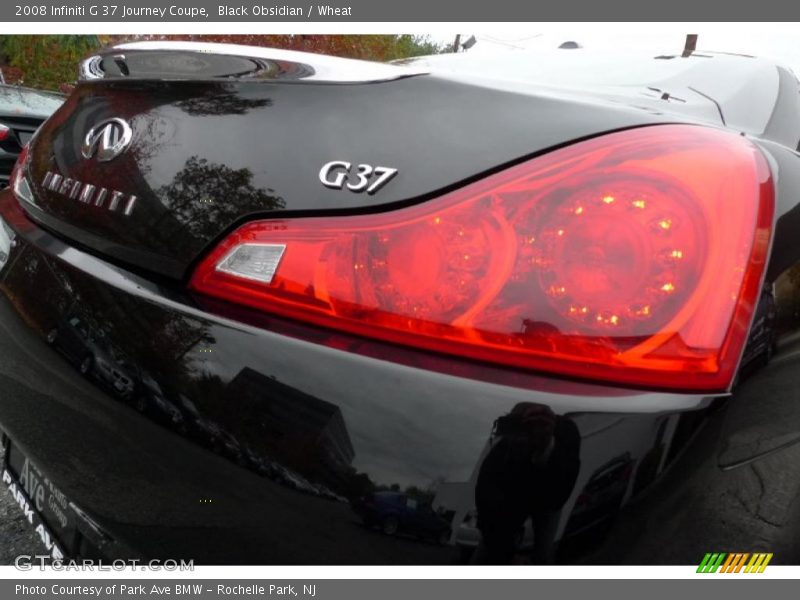 Black Obsidian / Wheat 2008 Infiniti G 37 Journey Coupe