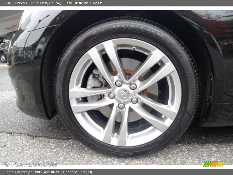 Black Obsidian / Wheat 2008 Infiniti G 37 Journey Coupe