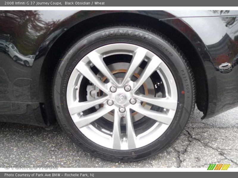 Black Obsidian / Wheat 2008 Infiniti G 37 Journey Coupe