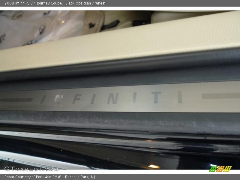 Black Obsidian / Wheat 2008 Infiniti G 37 Journey Coupe