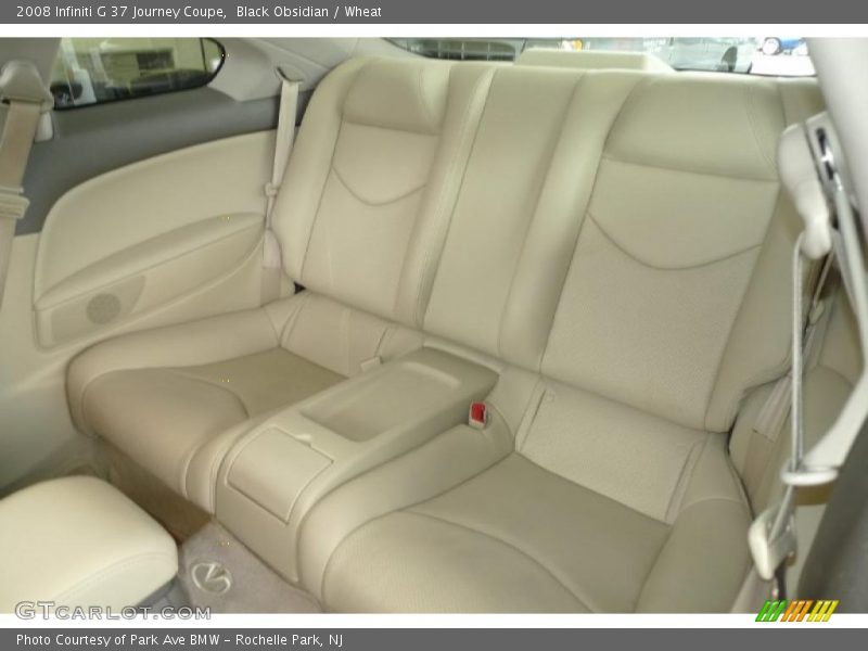 Black Obsidian / Wheat 2008 Infiniti G 37 Journey Coupe