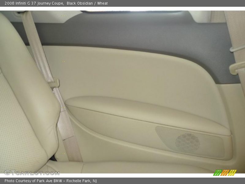 Black Obsidian / Wheat 2008 Infiniti G 37 Journey Coupe