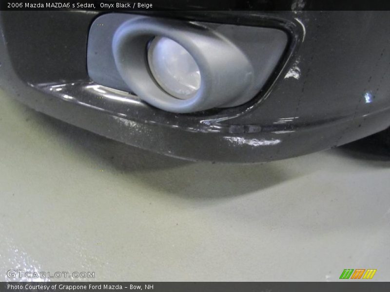 Onyx Black / Beige 2006 Mazda MAZDA6 s Sedan