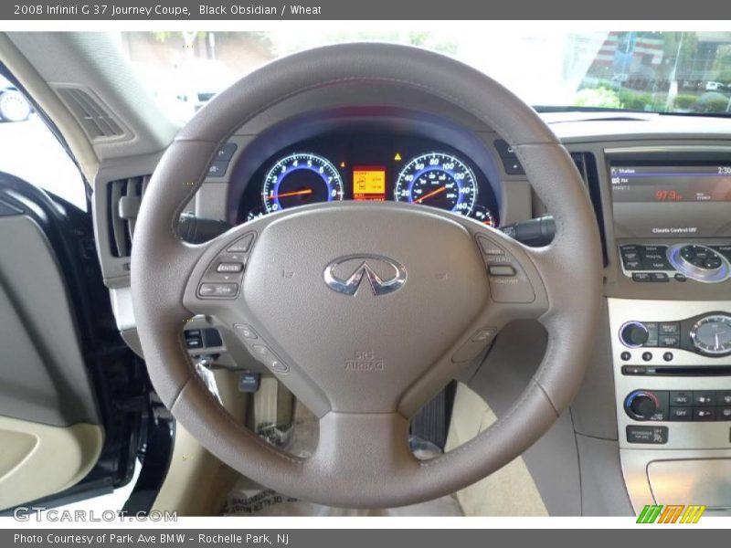 Black Obsidian / Wheat 2008 Infiniti G 37 Journey Coupe
