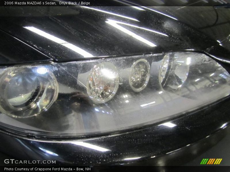 Onyx Black / Beige 2006 Mazda MAZDA6 s Sedan