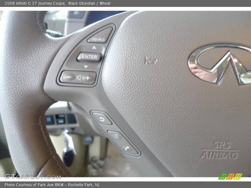 Black Obsidian / Wheat 2008 Infiniti G 37 Journey Coupe
