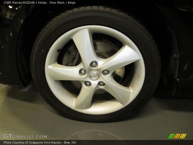 Onyx Black / Beige 2006 Mazda MAZDA6 s Sedan