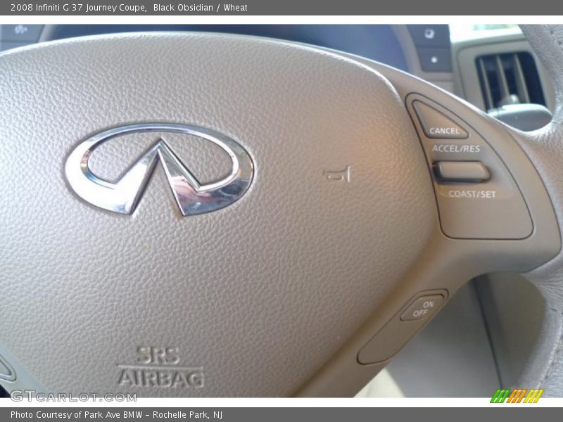 Black Obsidian / Wheat 2008 Infiniti G 37 Journey Coupe