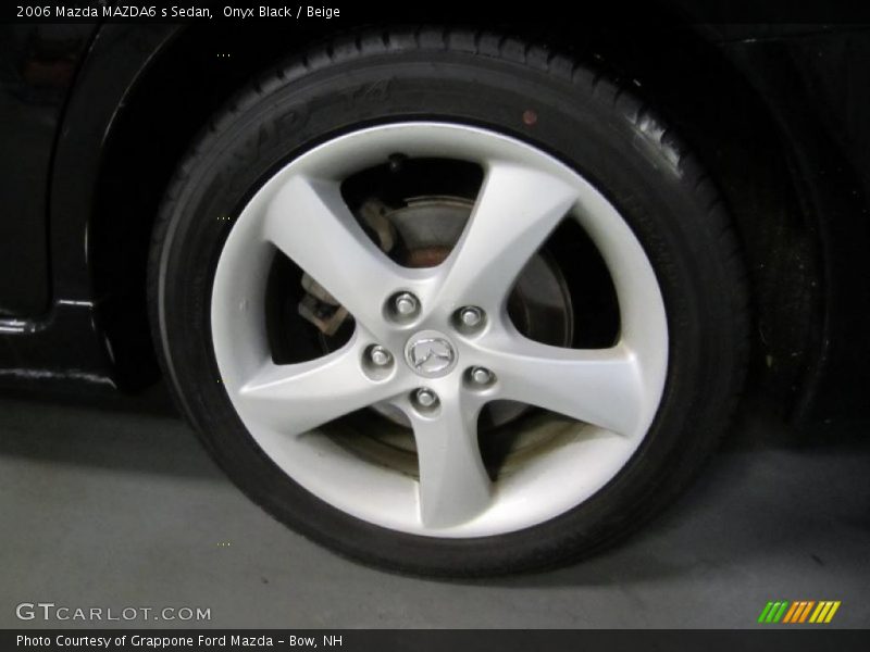 Onyx Black / Beige 2006 Mazda MAZDA6 s Sedan