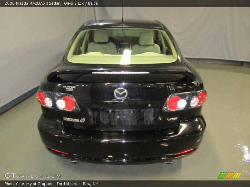 Onyx Black / Beige 2006 Mazda MAZDA6 s Sedan
