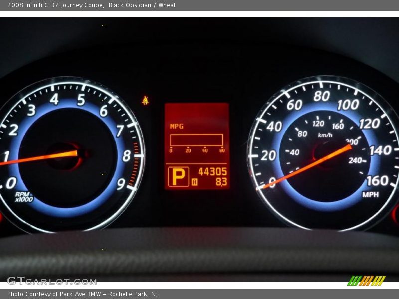 Black Obsidian / Wheat 2008 Infiniti G 37 Journey Coupe