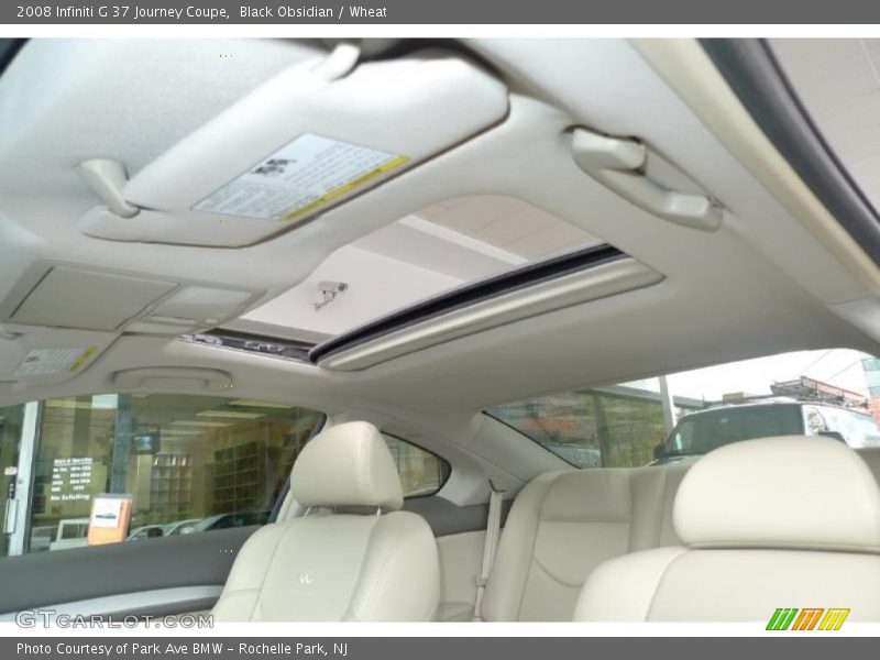 Black Obsidian / Wheat 2008 Infiniti G 37 Journey Coupe