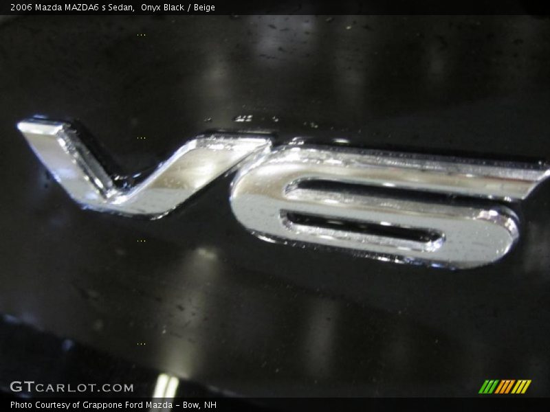 Onyx Black / Beige 2006 Mazda MAZDA6 s Sedan