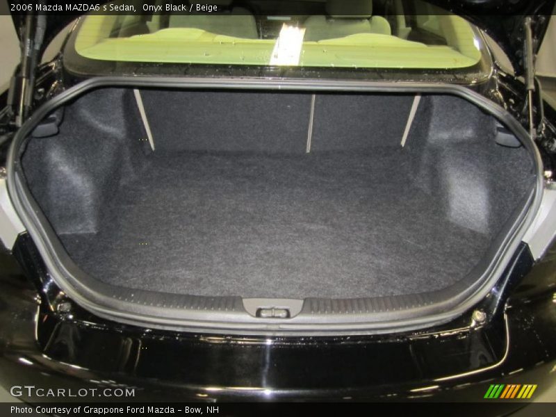 Onyx Black / Beige 2006 Mazda MAZDA6 s Sedan
