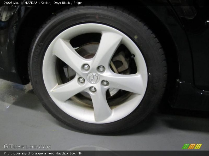 Onyx Black / Beige 2006 Mazda MAZDA6 s Sedan