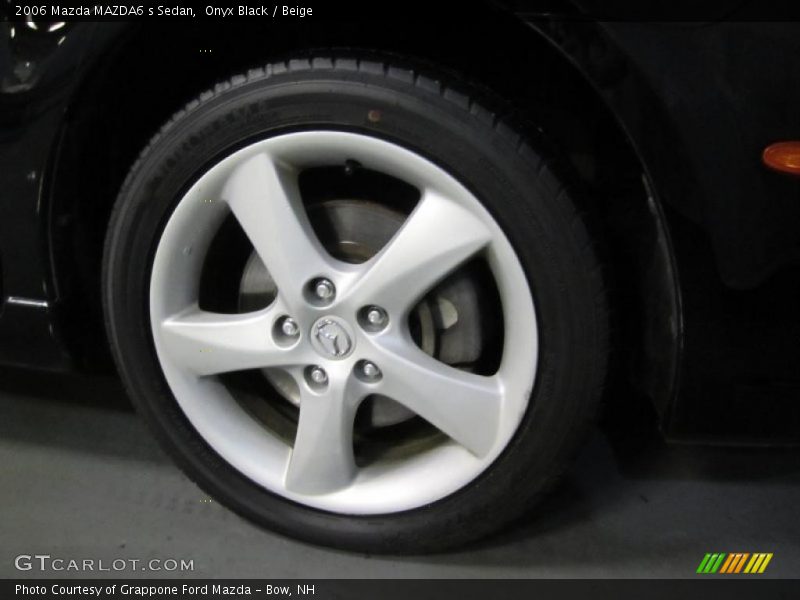 Onyx Black / Beige 2006 Mazda MAZDA6 s Sedan