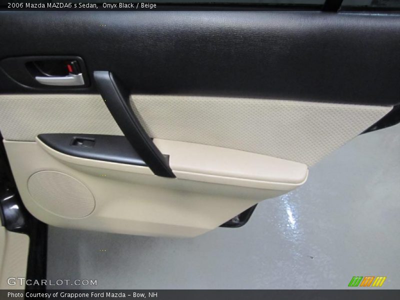 Onyx Black / Beige 2006 Mazda MAZDA6 s Sedan