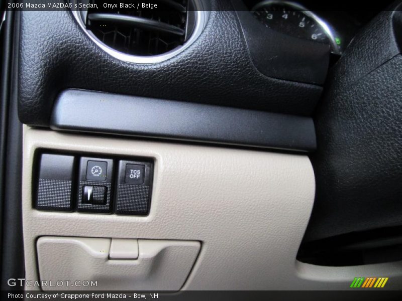 Onyx Black / Beige 2006 Mazda MAZDA6 s Sedan