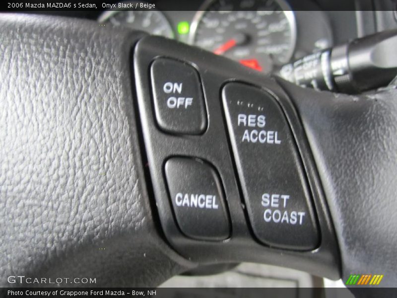 Onyx Black / Beige 2006 Mazda MAZDA6 s Sedan